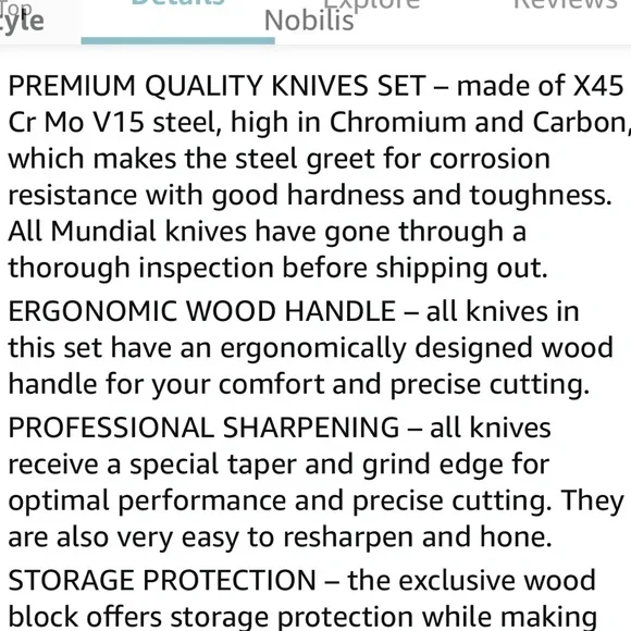 🇧🇷 Set of 5 MUNDIAL steak knives & 1 fish knife. Stamped Olivier Anquier. Brazil - Picture 8 of 12